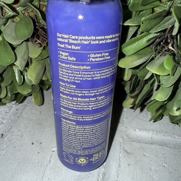 Sun Bum Blonde Tone Enhancer Leave in Treatment‎ 4 oz- New without Box - Picture 2 of 2